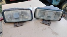 OEM 88-89 Honda Prelude Stanley front bumper fog lights With Brackets #347 picture