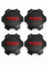 Toyota TRD Matte Black Center Cap Set Tacoma 4Runner FJ Cruiser PTR20-35111-BK picture