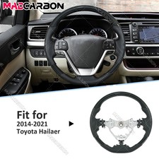 Hydro Dip Carbon Fiber Sport Steering Wheel for Toyota Camry SE Venza 2013-2017 picture