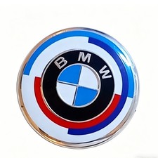 50th Anniversary M Steering Wheel Emblem 45mm For 1 3 5 6 7 X5 8 36131181082 picture