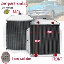 4Rows Aluminum Radiator Fit 1949-1953 51 50 Ford Cars Flathead Configuration V8. picture