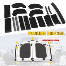 17PCS Hardtop Headliner Roof Seal Kit Accessories For 2007-2018 Jeep Wrangler JK picture