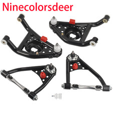 4PC Front Uppder&Lower Tubular Control Arms fit 67-69 Camaro, 68-74 Nova picture
