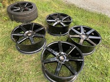 Niche Future 7-spoke Black 22” X 10” 5x130 Porsche Cayenne Audi Q7 50mm wheels 4 picture