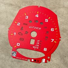 Porsche 911 991 GT2 RS Red Instrument Cluster Replacement Gauge Face Tachometer picture