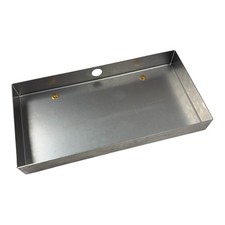 Steel Frenched Recessed License Plate Box For Lowrider Truck Tailgate Rollpan picture