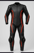 Men's Motorbike Leather Suit /Full Body Protective Gear picture