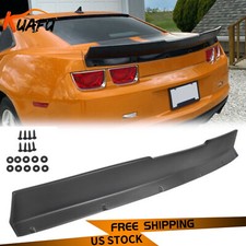 For 10-13 Chevrolet Camaro Rear Duckbill Type Trunk Spoiler Wing Black ABS Black picture