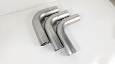 3 Pcs of 1.75 Inch O.D. 90 Degree actual 304 SS Mandrel Bend MADE IN USA Exhaust picture