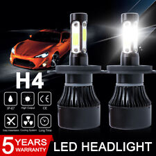 Pair 9003/H4 4-SIDE LED Headlight Bulbs Kit High&Low Beam 6500K Bright White US picture