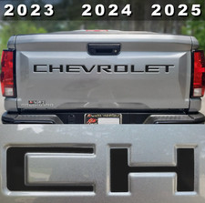 Matte Black Raised Plastic Letters Inserts CHEVROLET COLORADO 2023-26 NOT VINYL picture