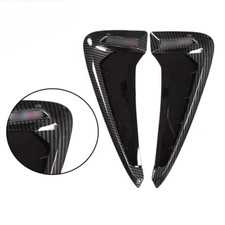 2X Carbon Fiber Side Fender Air Vent Trim Cover Set For 2014-2018 BMW F15 X5 35I picture
