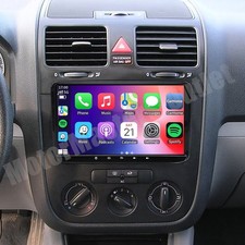 9'' Car Stereo Radio For VW Bora 2006-2010 Android 15 Apple CarPlay GPS + Camera picture