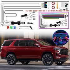 10 in 1 RGB LED Neon Interior Strip Light Ambient Lights Kit For CHEVROLET TAHOE picture