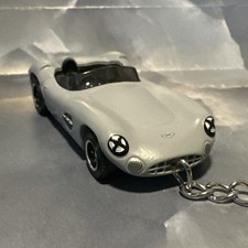 Keychain custom Car 1956 Aston Martin DBR1 Convertible 1:64 Gray diecast model picture