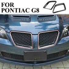 Carbon style exterior front honeycomb grille frame cover trim For Pontiac G8 picture