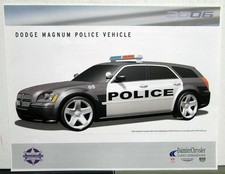 2006 Dodge Magnum Police Vehicle Sales Data Sheet DaimlerChrysler Concept picture
