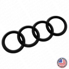 04-10 AUDI A8 S8 Q7 Matte Black Trunk Lid Luggage Ring Sign Badge Logo Emblem picture