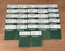 LOT of 27 BOOKS OEM 1975-1980s Volvo 240 260 Service Repair Manuals Maintenance picture