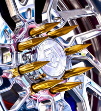 20 TRUE SPIKE BIG FAT 1/2-20 LUG NUTS 7