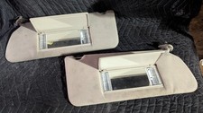 93-96 Cadillac Fleetwood Sun Visors Lighted Mirrors Gray OEM 94-96 Impala SS picture