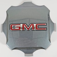 👀 ONE 2021-2025 GMC Sierra 2500 3500 SLT 5949 Wheel GRAY Center Cap # 84560571 picture