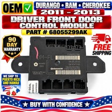 OEM 11-13 Durango Ram Cherokee Driver Front Door Control Module 68055299AK  picture