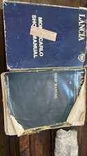Lancia Beta Montecarlo Scorpion Shop manuals picture