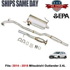 Fits: 2014-2018 Mitsubishi Outlander 2.4L Cat Converter, Resonator & Muffler EPA picture