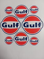 (8) GULF sticker pack  picture