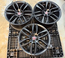 (3) 14-24 Jaguar X152 F-Type 20 Inch Front/Rear Wheels Rims Black EX531007UB OEM picture