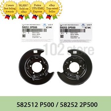 No Tariffs In US) OEM 582512P500 582522P500 Brake Backing Plate SET Hyundai Kia picture