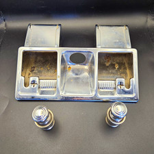 1986-93 Cadillac DeVille OEM Dual Dash Ashtray Assembly + 2 Lighters 16416598 picture