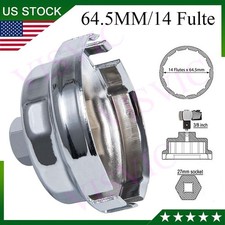 64.5mm 14Flute Steel Oil Filter Wrench Tool For Camry Land Cruiser Aurion&Lexus⏳ picture