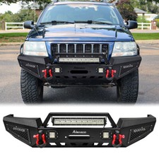 Aaiwa Steel Front or Rear Bumper Fits 1999-2004 Jeep Grand Cherokee WJ picture