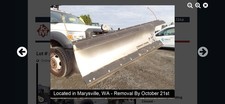 SNOWDOGG EX85 SNOWPLOW picture