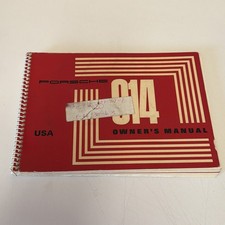 vintage 1970–1976 Porsche 914 USA owner's manua picture