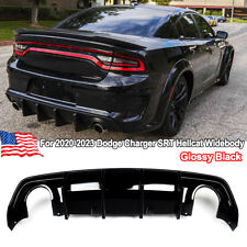 For 2020-23 Dodge Charger SRT Widebody Blade Extended Fin Rear Diffuser Painted picture