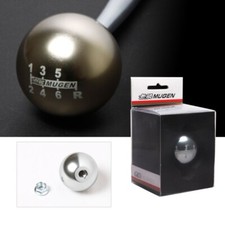 Aluminum Manual 6 Speed Round Ball Type M/T  Shift Knob Gunmetal for Honda mugen picture