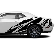 Geometric Decal For Dodge Challenger Side Design Vinyl Graphic Sticker SXT GT RT picture