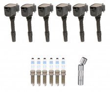 ELDOR Ignition Coils + BOSCH Spark Plugs OEM for BMW B58 340i 440i 540i 640i picture
