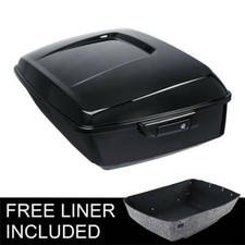 Vivid Black King Trunk Fit For Harley Touring Road King Electra Glide 2014-2026 picture