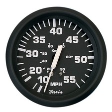 Faria F32810 Euro 55 MPH Mechanical Speedometer SE9463, Size 4 picture