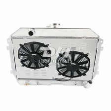 Aluminum 4Row Radiator+Shroud+Fan Fit 1970-1975 Nissan Fairlady Datsun 240Z 260Z picture
