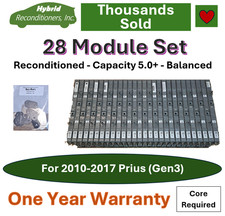 2010-2017 Prius Hybrid Battery 28-Module Set: Reconditioned & Balanced:1-Yr WNTY picture