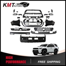 Fit 2025 Toyota 4Runner Front Bumper Cover Kit W/Upper & Lower Grilles Fog Lamps picture