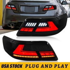 2X Smoked LED Tail Lights Fit For 2007-2009 Toyota Camry Rear Lamps Assembly picture