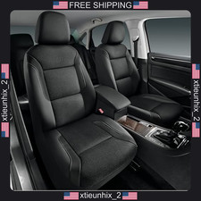 Skechers Car Seat Covers Memory Foam Air Cool Mesh Universal Fit Black picture
