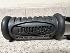 Triumph Bonneville T100, Thruxton rear Foot Pegs with Pegs Mounts 2001-2015 picture
