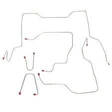 Front Brake Line Kit Fits Chevrolet Silverado 2500 1995-2000-TKT9531SS picture